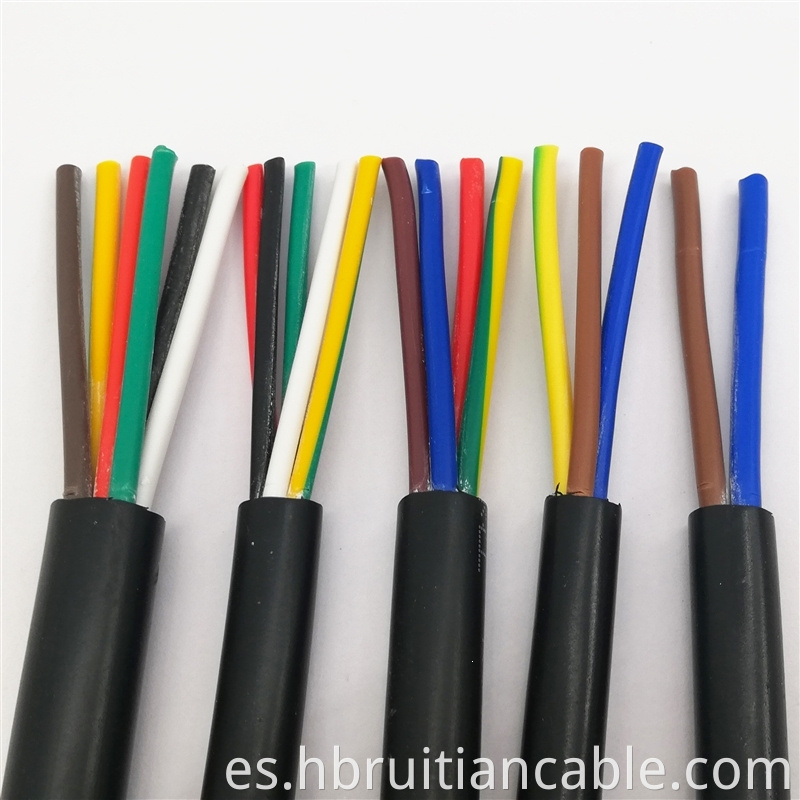 Venta caliente Chaqueta PVC PVC Aislamiento Correo de cobre flexible Conductor de alambre eléctrico Cable de alimentación